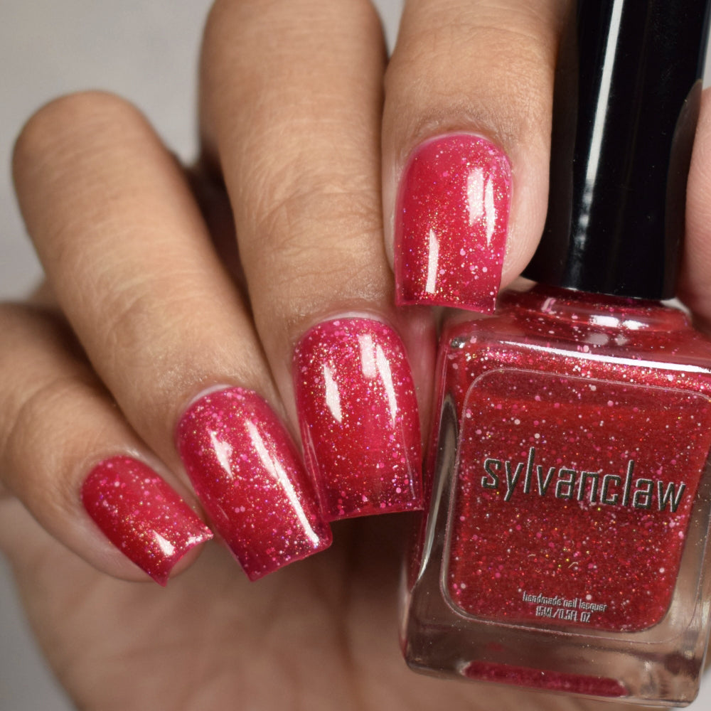Lady Bird Nail Polish, Jelly Nails, Red Nail Polish, Bottle Face Image