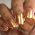 Gold Metallic Nail Polish - Unique Nails - Golden Hour - Hero Image