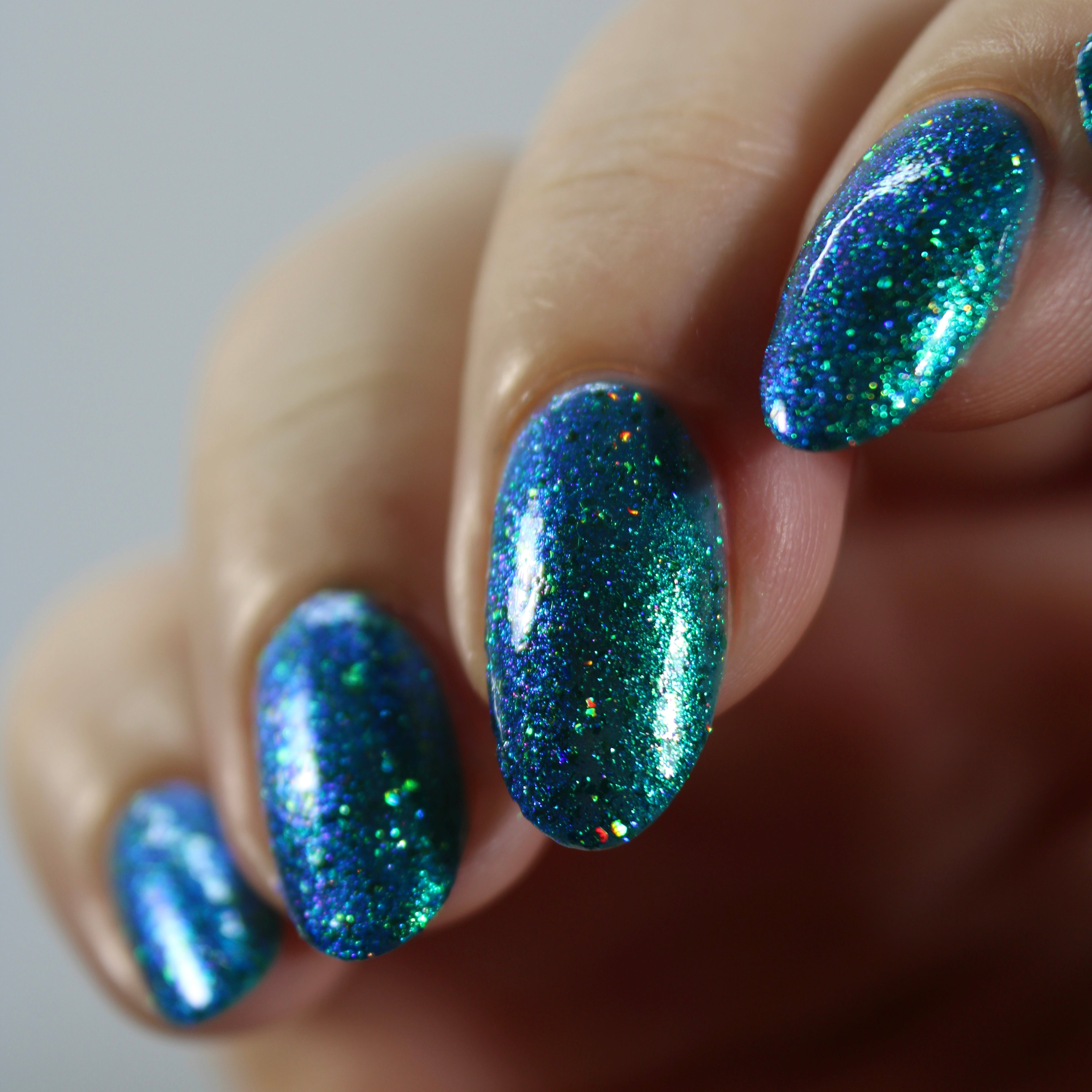 Secrets Below - Teal Holographic Nail Polish – sylvanclaw