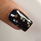 Sparkly Nails, Glitter Nail Polish, Fallen Stars, Macro Swatch, thepolishedmage