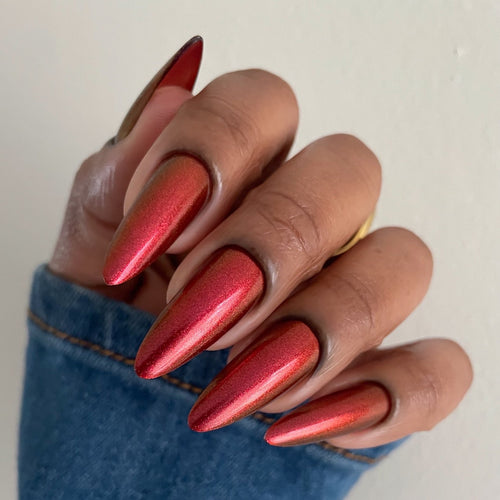 Mahogany Fringe Nail Polish, Shimmer Nail Polish, Claw Image