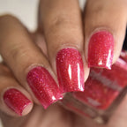 Lady Bird Nail Polish, Jelly Nails, Red Nail Polish, Front Facing Image