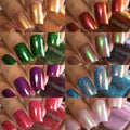 sylvanclaw Nail Polish, Red Nail Polish, Jelly Nails, Shimmer Nail Polish, Glitter Nail Polish, Into The Glade Collection, Collage Image of Entire Collection