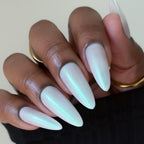 Bridal White Shimmer Nail Polish, Shimmer Nails, Bridal Nails, sylvanclaw, full hand swatch, itsglosstheory